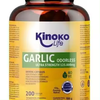 Kinoko Life Garlic Oil Aceite de Ajo 200 Cápsulas - 1