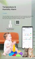Sensor De Temperatura Y Humedad Mini Con Pantalla LCD Compatible Con APP Bluetooth Control Remoto Termómetro Y Higrómetro Tuya - details 10