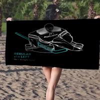 Toalla De Playa B-Bauer Hockey De Microfibra Absorbente Y Suave Para Montañismo Yoga Natación Running Tamaño 30x60 Cm - details 13