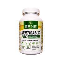 EFNE Complemento Multivitamínico Multisalud 1/0 PRO - 30 Cápsulas - Multivitaminas y Minerales - Complejo Multivitaminico Vegano 25 Nutrientes con Vitaminas E,B3,B5,B12,B6,D3,B2,B1,B9,B8 | - details 0