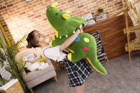 Juguete De Peluche Grande 40cm Triceratops Stegosaurus Creativo Dinosaurio Relleno Para Niños Regalo De Cumpleaños Material Suave - details 3
