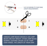 Tira De Luz LED Con Sensor De Movimiento PIR 30LEDs/m 2835SMD Para Iluminación De Armario Cajón Escaleras Con Batería - details 5