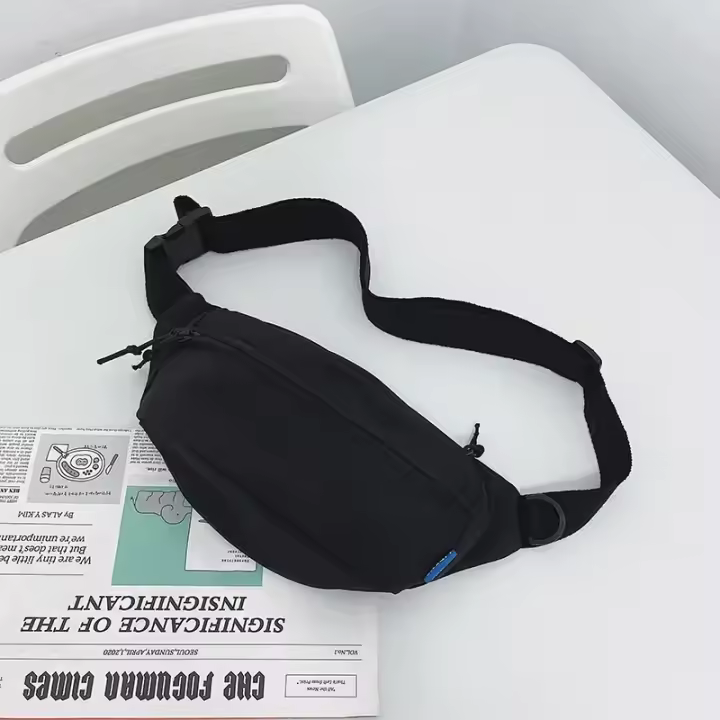 Bolsa De Cintura Estilo Callejero Para Mujer Mochila De Hombro Moda Bolsa De Pecho Unisex Hip Hop Con Cinturón Bolsa De Cintura - 1