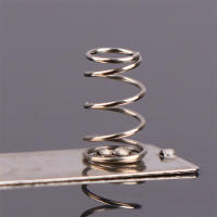10pcs Placas De Contacto De Resorte Metálico Para Batería AA Tamaño 27*11.6mm Unidireccional Placa De Agujero De Plata - details 5