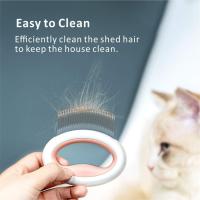 Cat Grooming Brush y Dog Grooming Brush, peine para mascotas para masajes relajantes - details 1