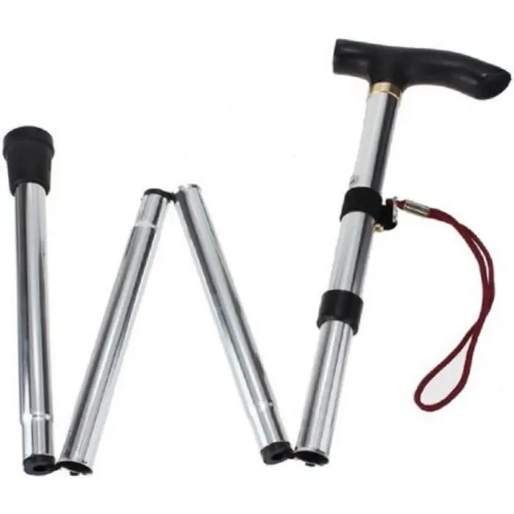 Bastones de trekking, varilla de aluminio estable para senderismo plegable - 1