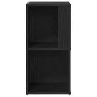 Gabinete Esquinero vidaXL Negro Roble 33x33x67 cm Madera Elaborada - details 5