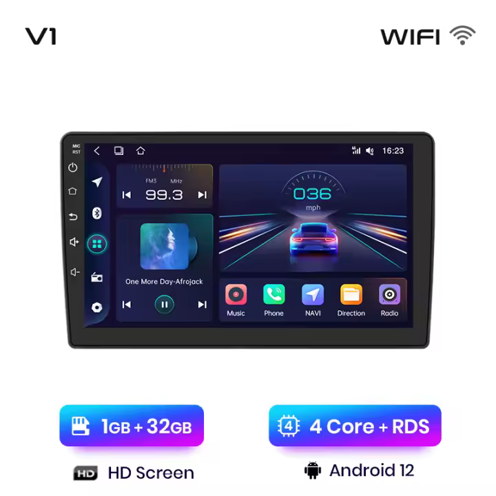 Junsun Android 13 Radio Para Peugeot 407 2004 2005 2006 2007 2008 DSP Navegación GPS Reproductor Multimedia 2 DIN Inalámbrico CarPlay Android Auto Radio - 1