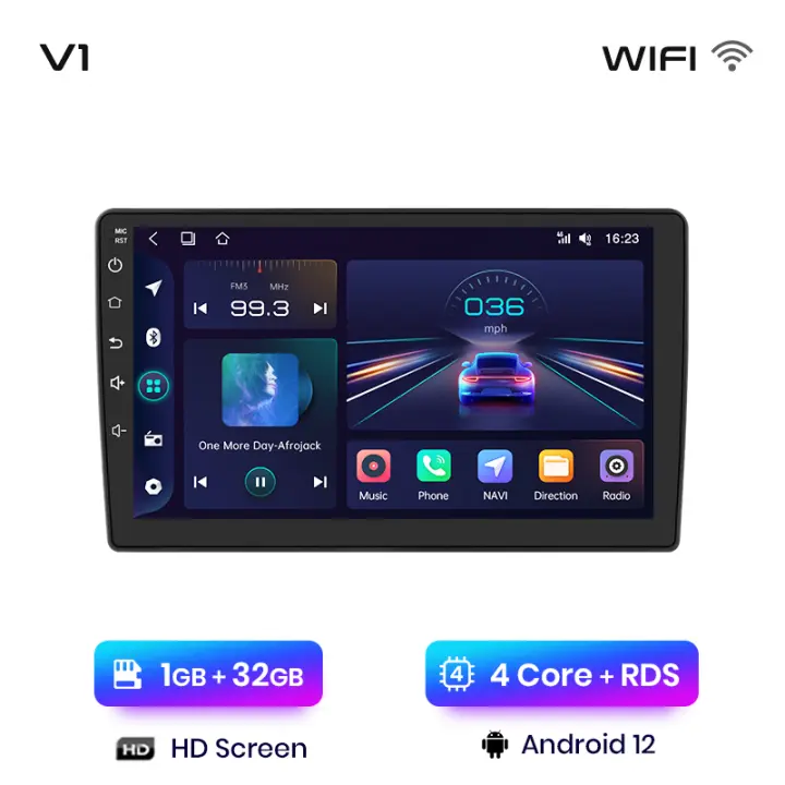 Junsun Android 13 Radio Para Peugeot 407 2004 2005 2006 2007 2008 DSP Navegación GPS Reproductor Multimedia 2 DIN Inalámbrico CarPlay Android Auto Radio - 1