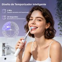 Cepillo De Dientes Eléctrico Con 6 Modos Y 4 Cabezas De Repuesto Ultrasonido Limpieza Oral Recargable USB Impermeable Para Adultos - details 15