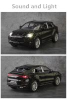 Modelo De Coche Porsches Cayenne Turbo S De 1:24 En Aleación Con Sonido Y Luz Vehículo De Juguete De Metal Para Colección Y Regalo Para Niños - details 15
