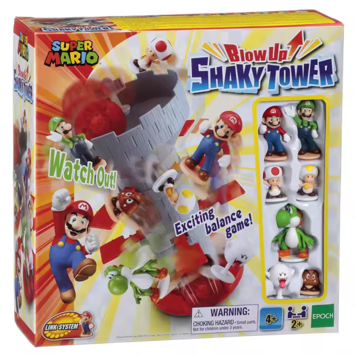 Juego Equilibrio Super Mario Blowup! Shaky Tower ¿seras capaz de mantener el equilibrio? (Epoch 7356) - 1