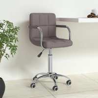 vidaXL Silla de oficina giratoria tela en color Gris oscuro/Negro/Gris claro y más | cómodas modernas ergonómicas para comedor cocina salón hogar - details 3