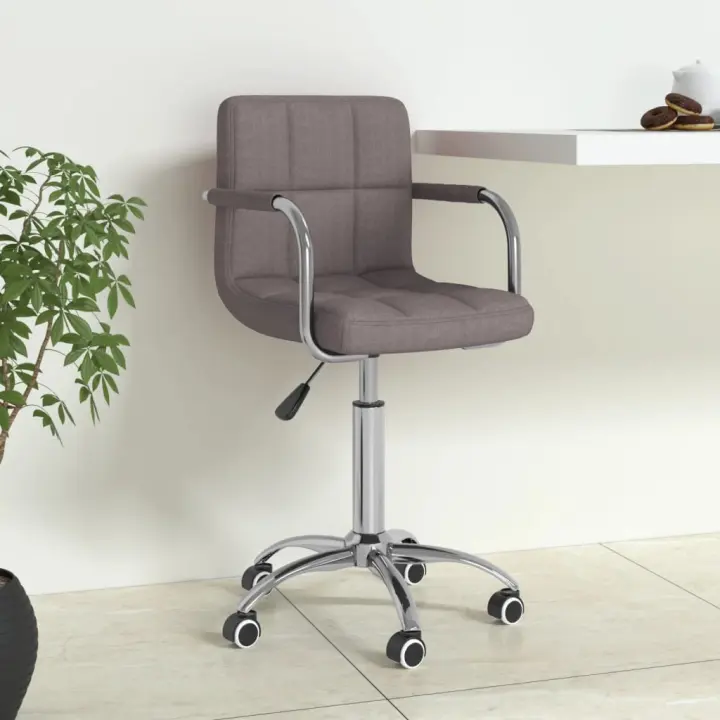vidaXL Silla de oficina giratoria tela en color Gris oscuro/Negro/Gris claro y más | cómodas modernas ergonómicas para comedor cocina salón hogar - 1