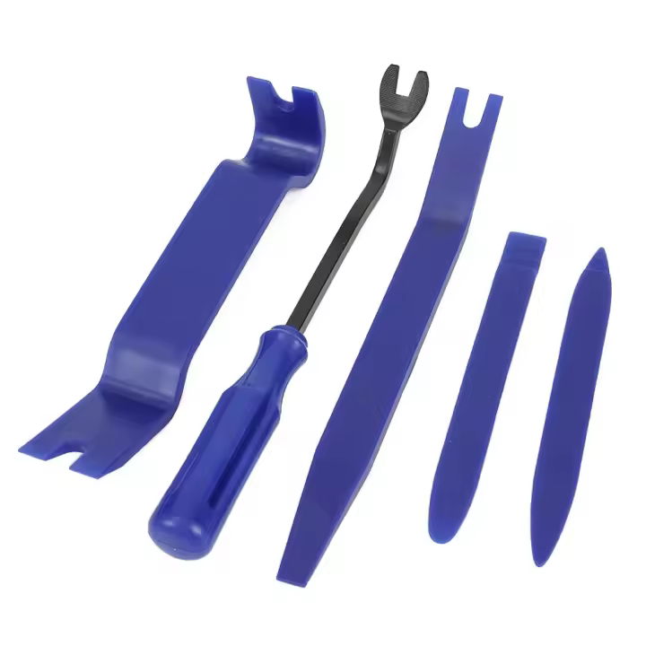 Kit De Herramientas Para Eliminar Puertas De Automóvil Herramienta De Pry Para Panel De Terminales Plásticas Y Clavos De Techo Herramienta De Reparación De Tapicería - 1