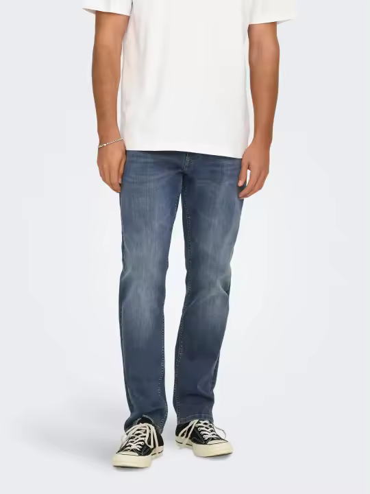 Pantalones vaqueros regulares de trama de Only&Sons - 1