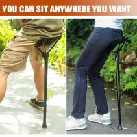 Silla de Pesca al Aire Libre de asiento ajustable de altura de Taburete portátil con 3 engranajes - details 2