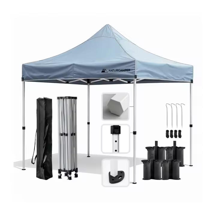 CARPA PLEGABLE NATURCAMPER GARDEN 3X3M HEXAGONAL BARS - 1