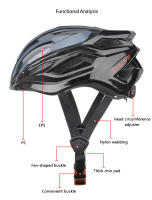 Casco De Ciclismo Ultraligero  Para Hombres Y Mujeres Equipo De Bicicleta De Carreras MTB Capa De Seguridad 180g Con 16-20 Ventanas - details 3