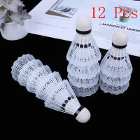 12Pcs Palomas De Badminton De Plástico Ligero Para Práctica Portátil Entrenamiento Juguete Para Niños Material De Cabeza Poliéster - details 5