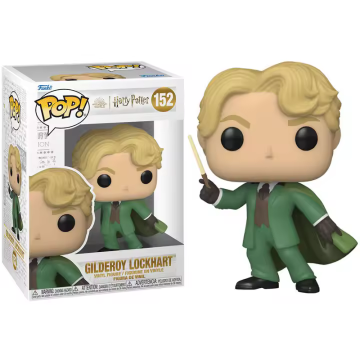 Figura Pop Harry Potter Gilderoy Lockhart-Figura de Vinilo Coleccionable - Idea de Regalo- Mercancia Oficial - Juguetes para Niños y Adultos - Movies Fans - Muñeco para Coleccionistas y Exposición - 1