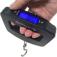 Báscula Digital Portátil Para Equipaje 50kg Con Luz Trasera Herramienta De Pesaje Para Maletas Y Bolsos Escala De Viaje Pendular - details 10