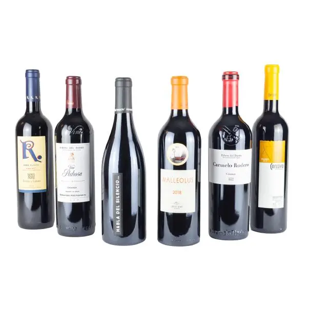 Estuche de Vino Tinto - Crianzas - Erre Punto, Habla del Silencio, Malleolus - Idea de regalo - 1