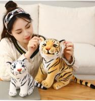 Juguete De Peluche Tigre Bebé Simulación 23cm Juguete Suave De Animal Silvestre Cojín Para Niños Regalo De Cumpleaños Para Niños Boys - details 4