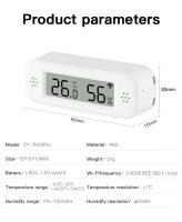 Termómetro De Humedad Mini WiFi Tuya Para Casa Inteligente Con Alarma Remota Trabaja Con Google Home Yandex Alexa APP Smart Life/Tuya Smart - details 11