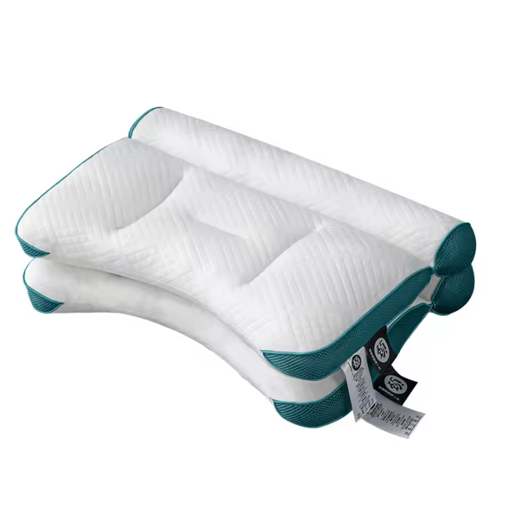 Almohada cervical de punto transpirable masaje antitracción almohada cervical núcleo hogar individual - 1