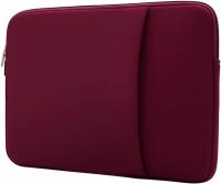 Funda para portátil de 13 pulgadas compatible con portátiles de 13,6 "y 13,3", Funda protectora con bolsillo frontal y Bolsa para accesorios (Roja) - details 3