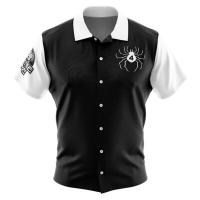 Camisa Hawaii Botones Hisoka V2 Phantom Troupe Hunter X Hunter Para Hombres Ropa Casual Japonesa Verano Adecuado Para Padres E Hijos - details 1