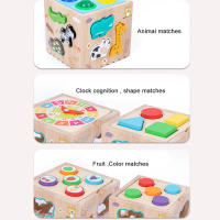 Puzzle Montessori De Madera En Forma De Zanahoria Interactivo Para Niños Edad 3-6 Juguetes Sensoriales De Aprendizaje Temprano Color Varias - details 2