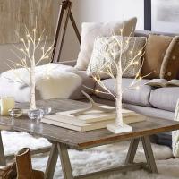 Lámpara De Árbol De Navidad Con 24 LED Para Decoración De Fiesta Y Dormitorio Luz Faeirita De Pascua Iluminación Nocturna Con Control USB Y 3 AA - details 6