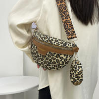 Nueva Bandolera De Pecho Para Mujer Con Estampado De Leopardo Bolso De Cintura Casual Bolso Transversal De Hombro Moda Bolsa De Monedas Diseñadora - details 11