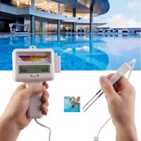 Analizador DE NIVEL DE Agua Monitor de Prueba para Piscina, Agua de Spa, Fuente de Agua Probador de nivel de cloro portátil 2 en 1 pH y Cl2 - details 3