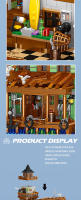 Bloques De Construcción Para Niños Casa De Pescador En Miniatura Modelo De Ciudad Vista De Calle Juguete Educativo Para Adolescentes Y Adultos - details 2