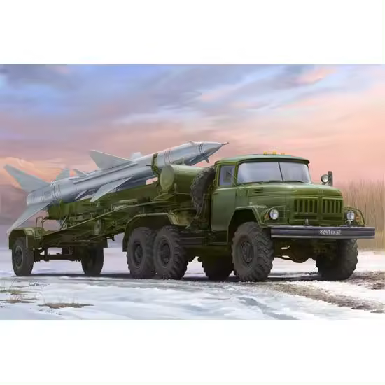 TROMPETER 01033 ZIL-131V RUSO PR-11 REMOLDEADO SA-2 GUÍA 1/35 - 1