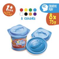 Carioca -  Pasta Modelar BABY DO 8 Uds - Super Ligera y Maleable, Colores Brillantes - details 0