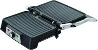 Parrilla eléctrica de contacto 3 en 1, Grill, Pannini y Plancha de asar, Regulador de Temperatura, Apertura 180º, Superficie 28,7 x 17 cm, Acero/negro, Easy Grill Doss, de XSQUO Useful Tech - details 2