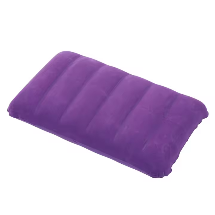 Cojín Inflable Portátil De Airbag 47x30cm Para Playa Oficina Hogar Exterior Relaxación Doble Cara Almohada De Cabeza Para Avión - 1