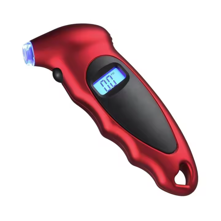 Medidor De Presión De Neumáticos Digital De Precisión Alta Con Luz Retroiluminada Y Pantalla LCD Para Monitoreo Preciso De La Presión Del Aire De Los Neumáticos Del Coche - 1