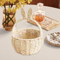 Cesta De Pascua Multifuncional Para Almacenamiento De Caramelos Y Regalos 7x11 Pulgadas Adorable Y Ligera Para Decoración Y Fiestas De Niños - details 6