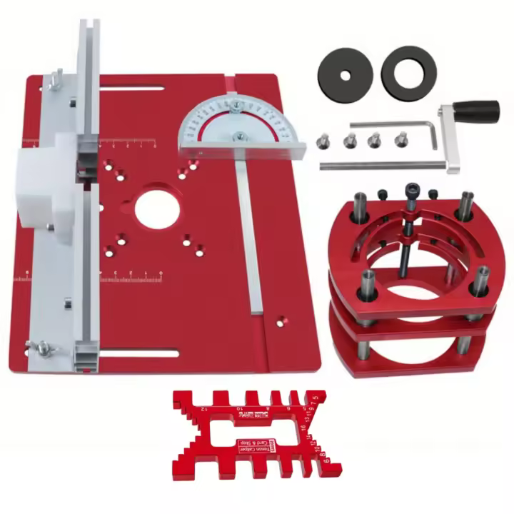 Sistema De Elevación Para Router De Carpintería Con Placa De Aluminio Para Motores De 65mm Herramientas DIY Para Machaca Y Grabado En Trabajar La Madera - 1