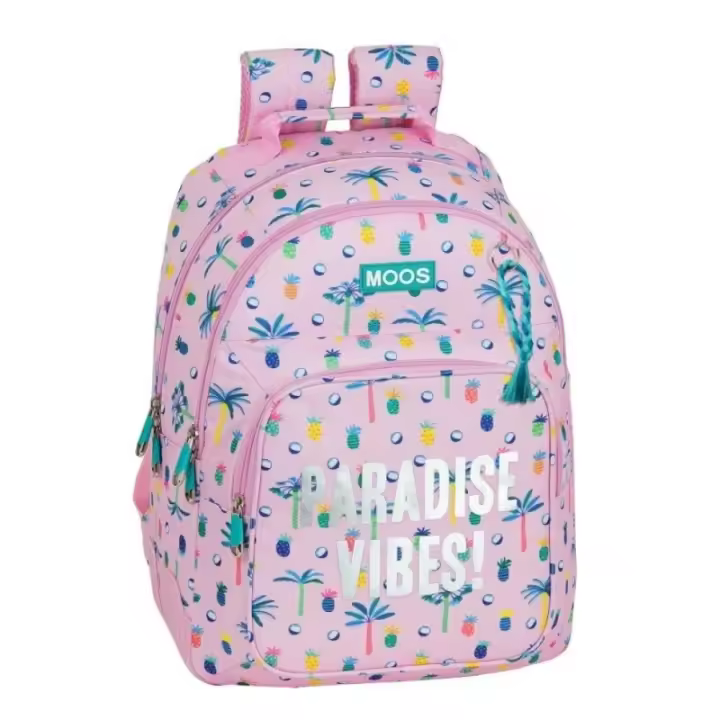 Mochila doble adaptable a carro Moos Paradise esquinas reforzadas tamaño 32x15x42cm SAF368266 - 1