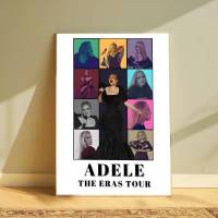 Póster HD De Adele Artista Musical Para Decoración De Sala De Estar Bar Office Imagen Clásica Resistente Al Agua Y Adhesiva - details 15