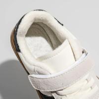 Zapatillas Casuales Para Niños Y Niñas Negras Con Suela Suave Antideslizante Alemanas Para Entrenamiento Unisex Cuero PU Todas Las Estaciones Rojo Moda Otoño Invierno Zapatos Bebé Niños - details 4
