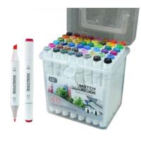 X-Sketch Marker Set 12/24/36/48/60/80/120 Colores, Rotuladores Doble Punta a Base de Alcohol para Dibujo, Ilustración, Bocetos, Manga y Caligrafía, Marcadores Profesionales con Estuche Portátil para Artistas y Diseño - details 3