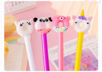 4 Piezas De Stationery Dulces Y Lindos Rotuladores De Gel Con Animales De Donuts Creativos Para Escuela Y Oficina - details 3