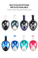 Máscara De Snorkel Y Natación Profesional COPOZZ Para Adultos Equipamiento De Natación Antigolpes Anti Escarcha Completa - details 13